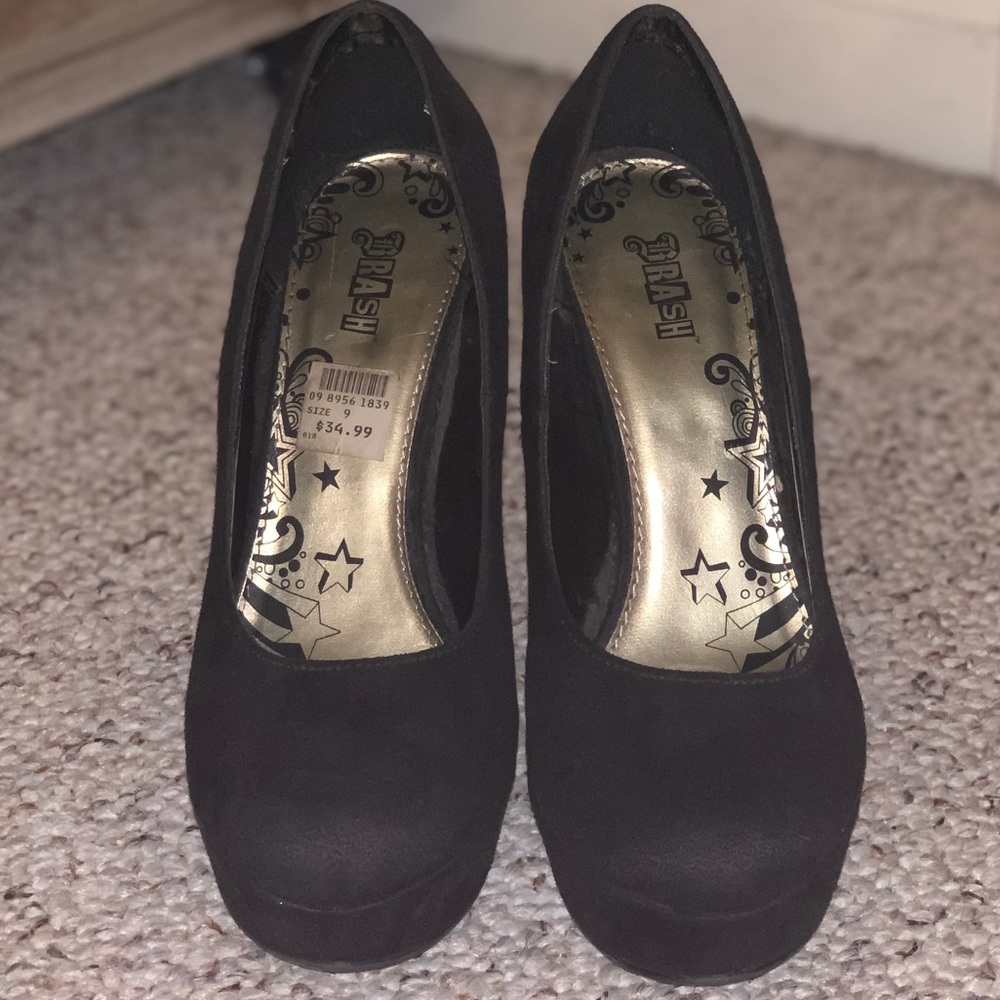 Classic black high heels